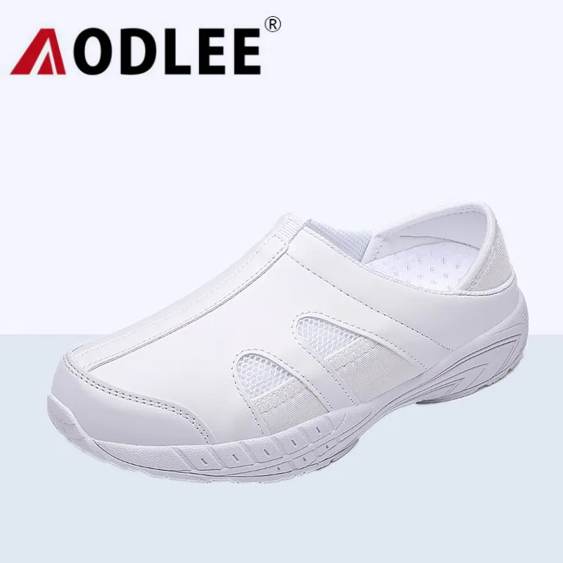 AODLEE светильник на плоской подошве обувь Женская платформе Обувь Для женщин Белая