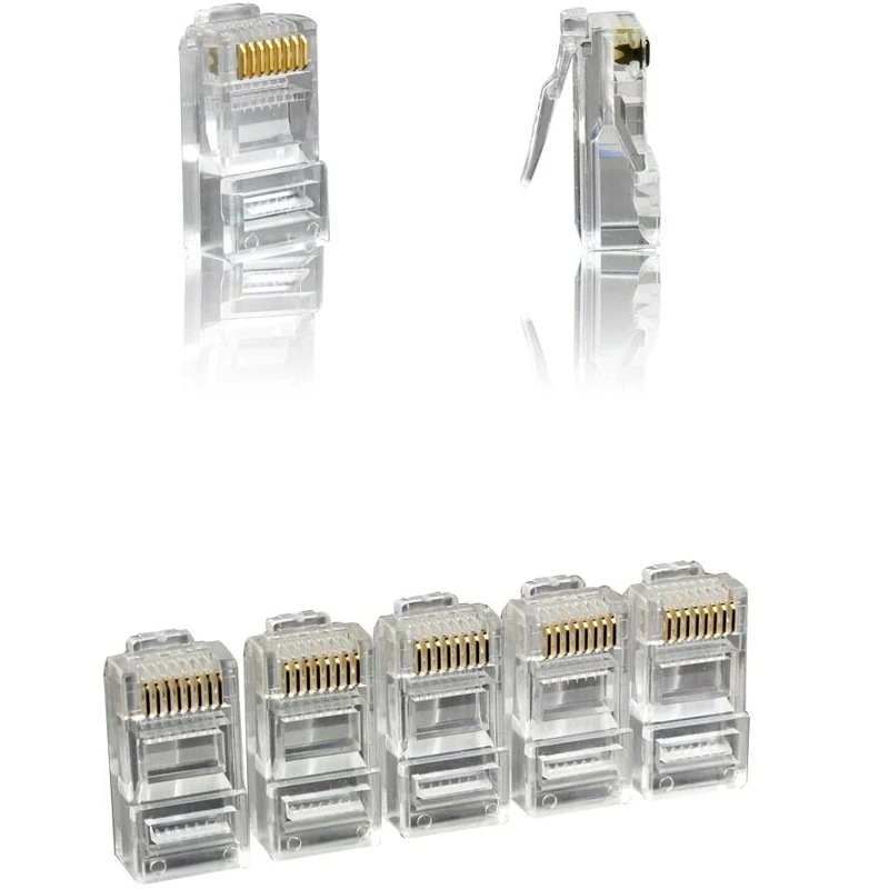 5 шт. кабель Ethernet с хрустальной головкой RJ45 UTP RJ 45 Conector CAT5e сетевой цифровые кабели