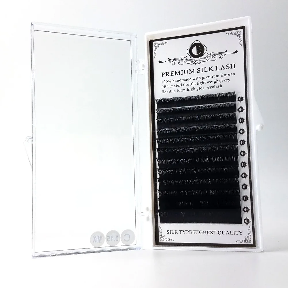 5 шт GLLEN Natural12rows 8 ~ 13 мм Смешанная Длина высокое качество Синтетическая норка