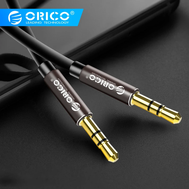 ORICO Aux кабель 3 5 мм аудио Jack папа-папа позолоченная акустическая линия для iPhone samsung