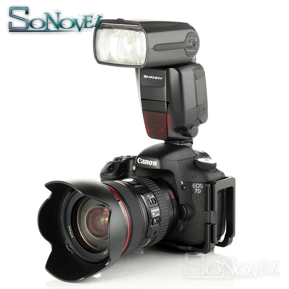 Высокоскоростная вспышка Shanny Master SN600SC Sync 1/8000s GN62 Flash speed lite для Canon 80D 77D 70D 60D 5Ds 7D 6D 5D