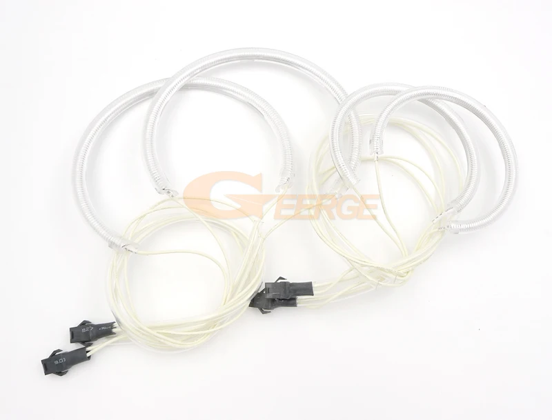 Для CITROEN C-Elysee 2013 отличные ангельские глазки Ультра яркое освещение фары CCFL ангельские глазки комплект Halo Кольцо