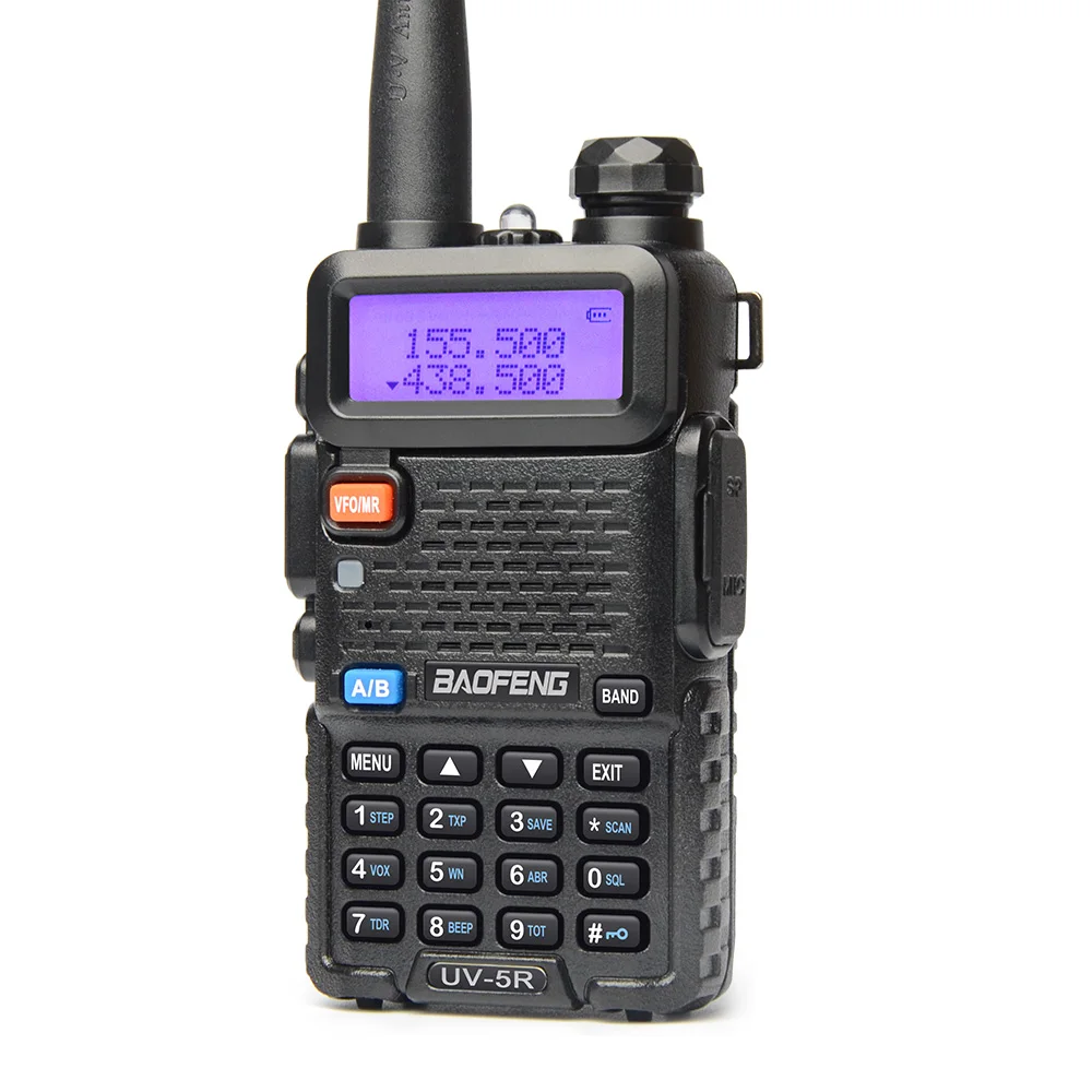 (4 шт.) Baofeng UV5R 5 Вт двухдиапазонный УКВ портативная CB переносная радиоаппаратура с