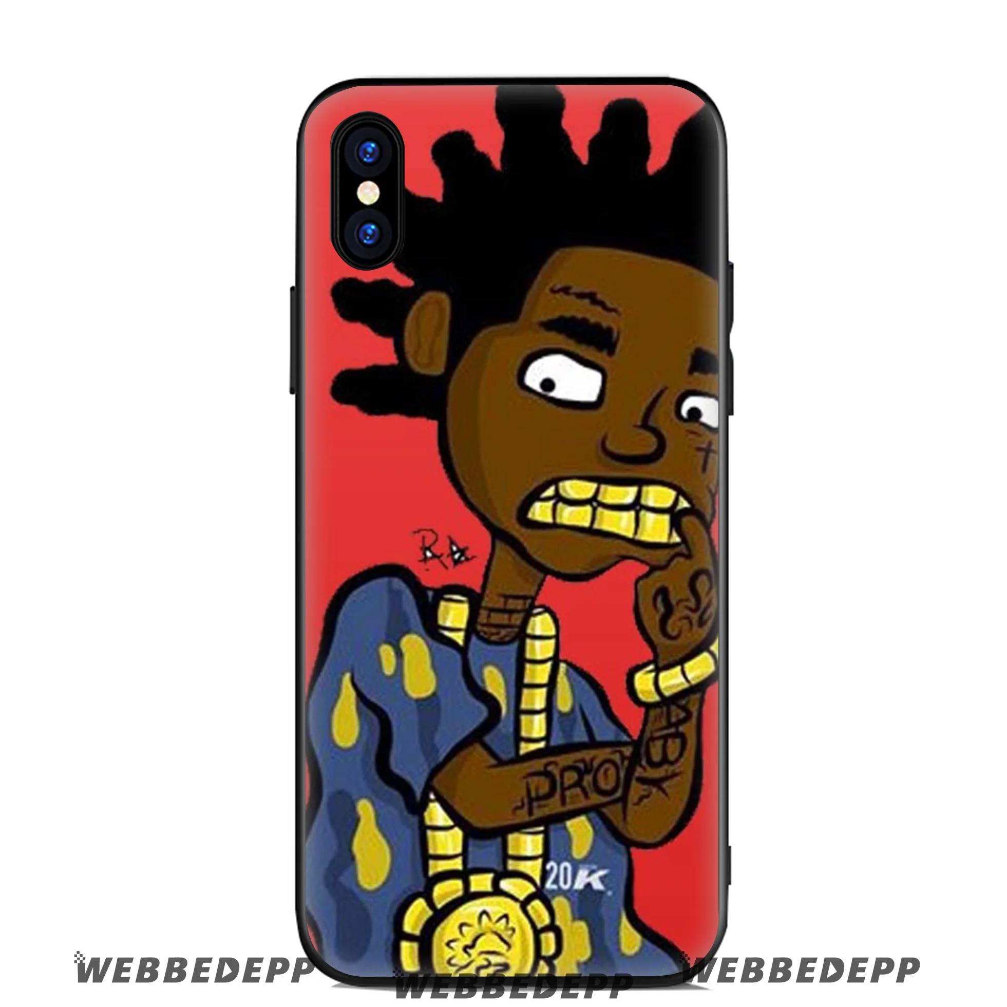 WEBBEDEPP Kodak черный рэп Мягкий силиконовый чехол для Apple iPhone 11 Pro Xr Xs Max X или 10 8 7 6 6S Plus 5