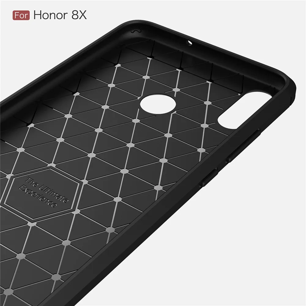 Силиконовый чехол для Huawei Honor 8X 8 Lite чехлы из углеродного волокна мягкий