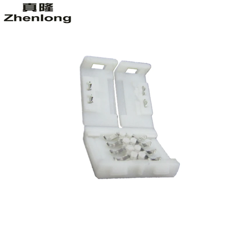 Zhenlong 8 мм/10 мм 2 контактный 4PIN PCB Solderless коннектор адаптер для SMD 5050 3528