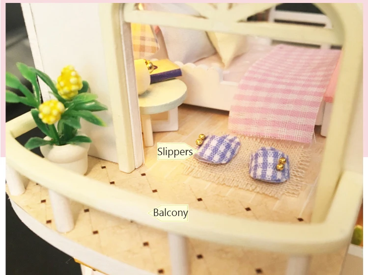 DIY Кукольный дом миниатюрный деревянный кукольный домик Miniaturas мебель игрушечный дом кукольные игрушки для подарка домашний декор ремесленные фигурки M33