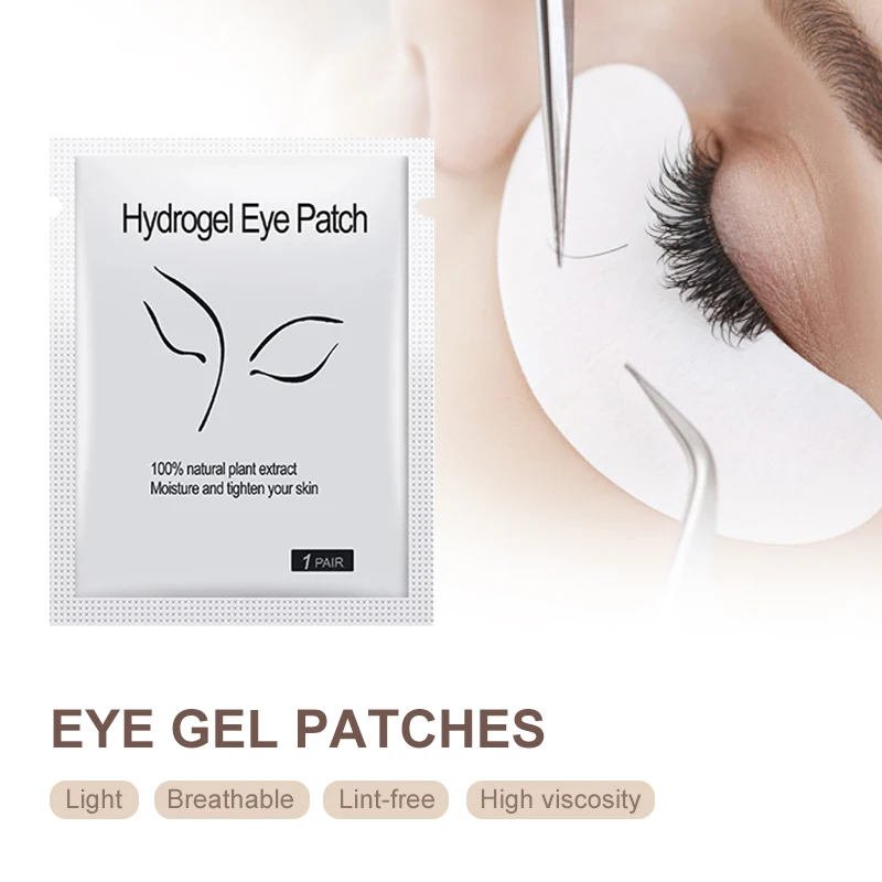 GJLash 30/50/100/200 пар/партия накладки для наращивания ресниц глаз гидрогелевые