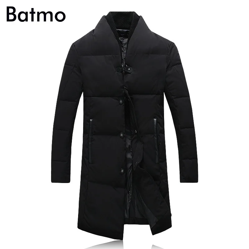 Batmo 2017 Новое поступление зимняя высокое качество 95% белый утиный пух однобортная