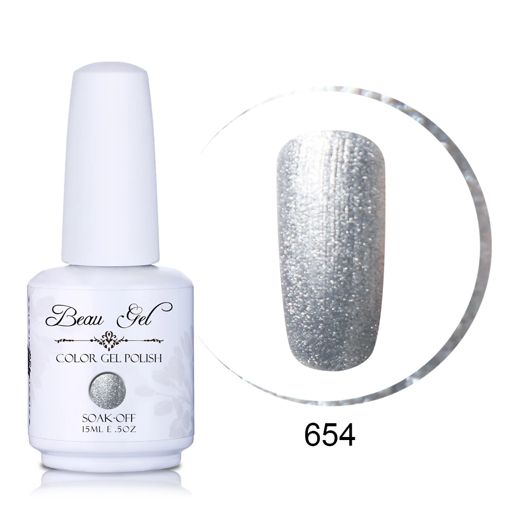 Красивый гель 15 мл УФ для ногтей долговечный 298 цветов Гель лак отмачиваемый