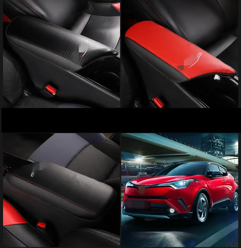 Для Toyota CHR C-HR 2016-2019 центральный автомобильный подлокотник для хранения ящик