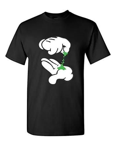 Футболка с рисунками рук и сорняков футболки рисунком растений Мужская футболка