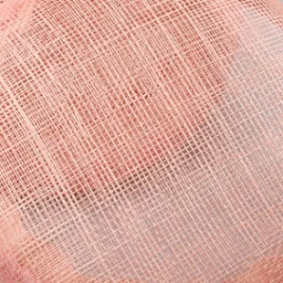 Pink Золотые шляпы sinamay перо шляпки с цветами для вечерние шляпы свадебные аксессуары для волос для свадьбы Коктейльные шляпы высокого качества SYF205 - Color: Pink