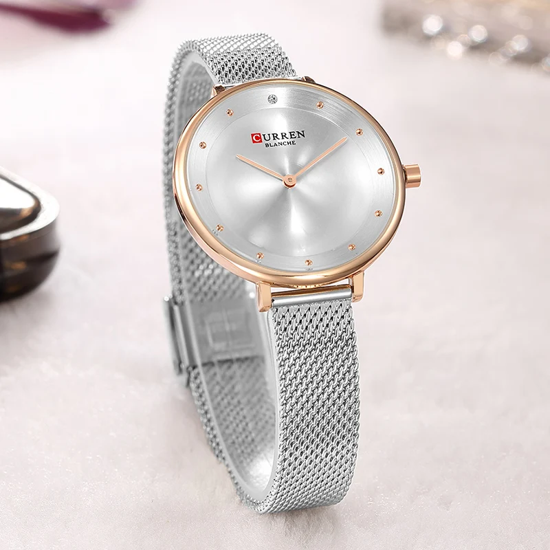 

2018 CURREN Women Watches Stainless Steel Luxury Dress Watch Ladies Quartz Analog Waterproof Wrist Watch Montre Femme