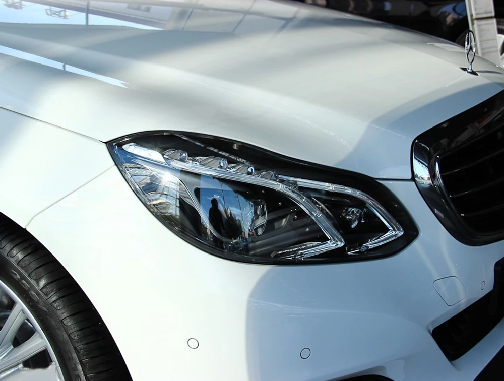 Для Mercedes-Benz W212 E200L E260L E280L E300L E350L Автомобильные фары прозрачные линзы Авто оболочка Крышка