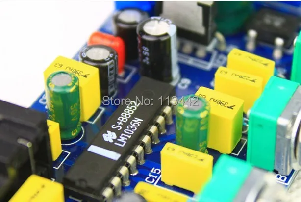 Топ cofrLD Высочайшее качество DC 12 В LM1036N AC/DC HIFI Тон Плата Управления Комплект Стерео