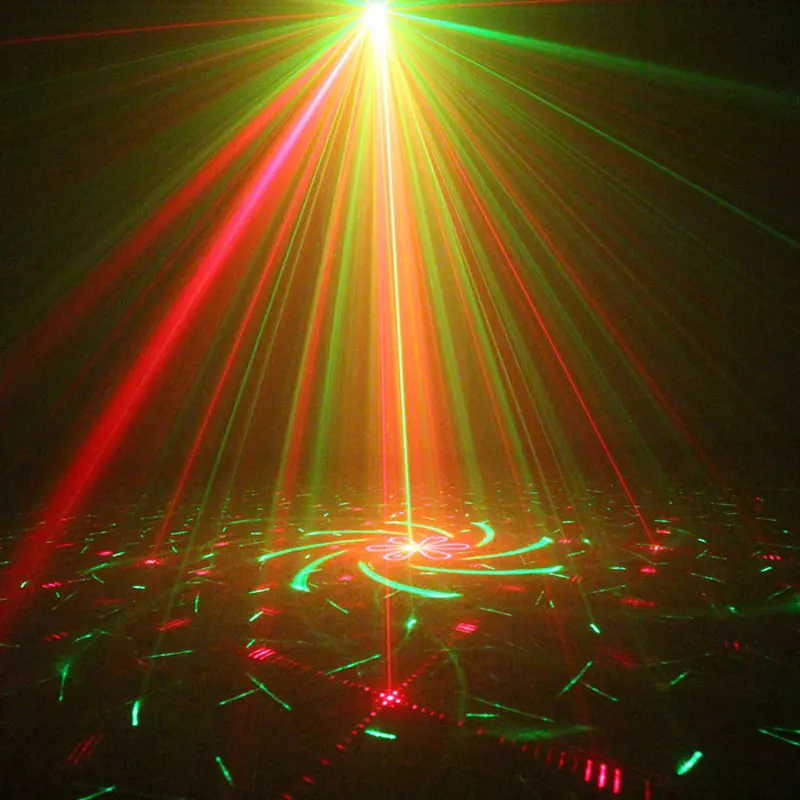 Мини проектор для лазерного шоу красный зеленый синий светодиод танцевальные