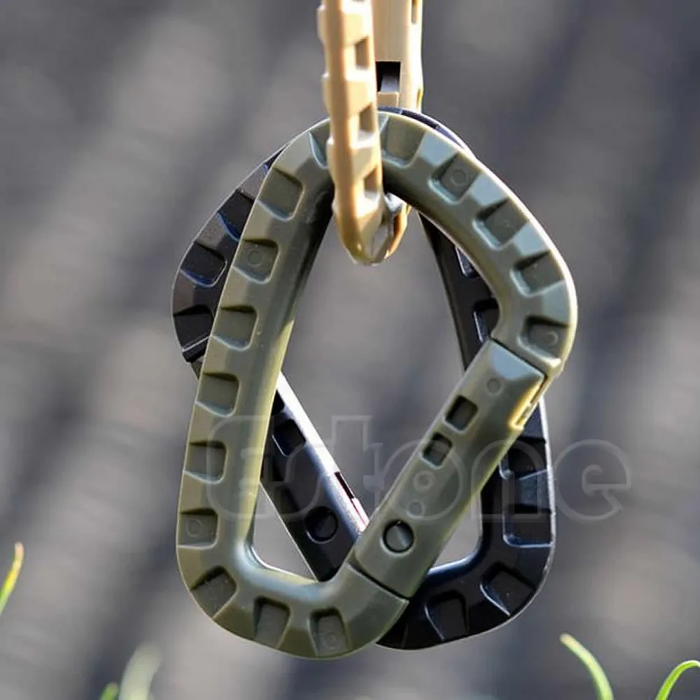 Много крючков с D-образным кольцом отличительный рюкзак снаряжение