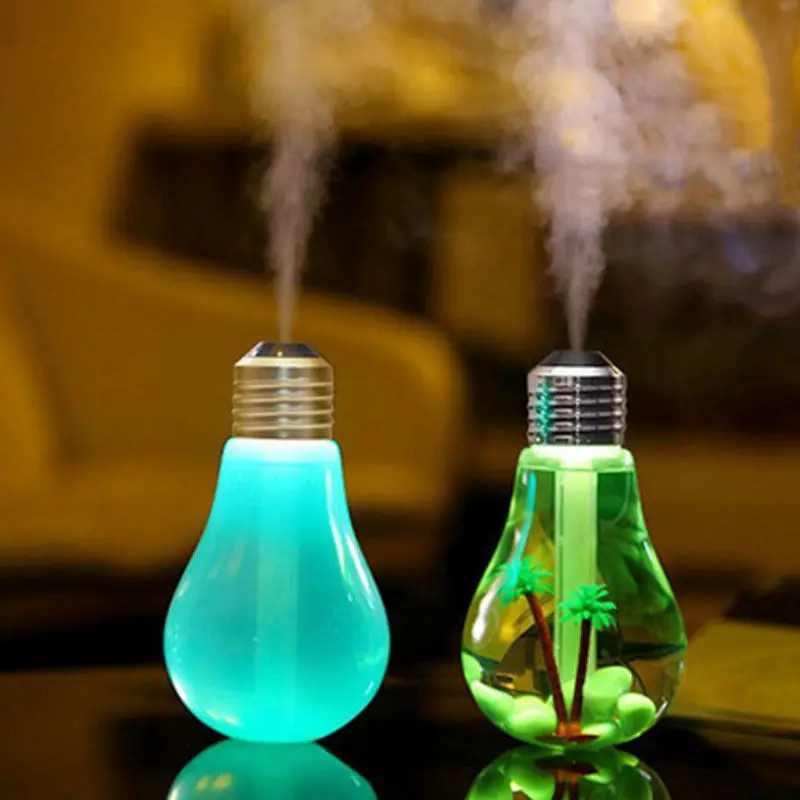 Портативный Новый USB LED мини-лампочки увлажнитель воздуха очиститель