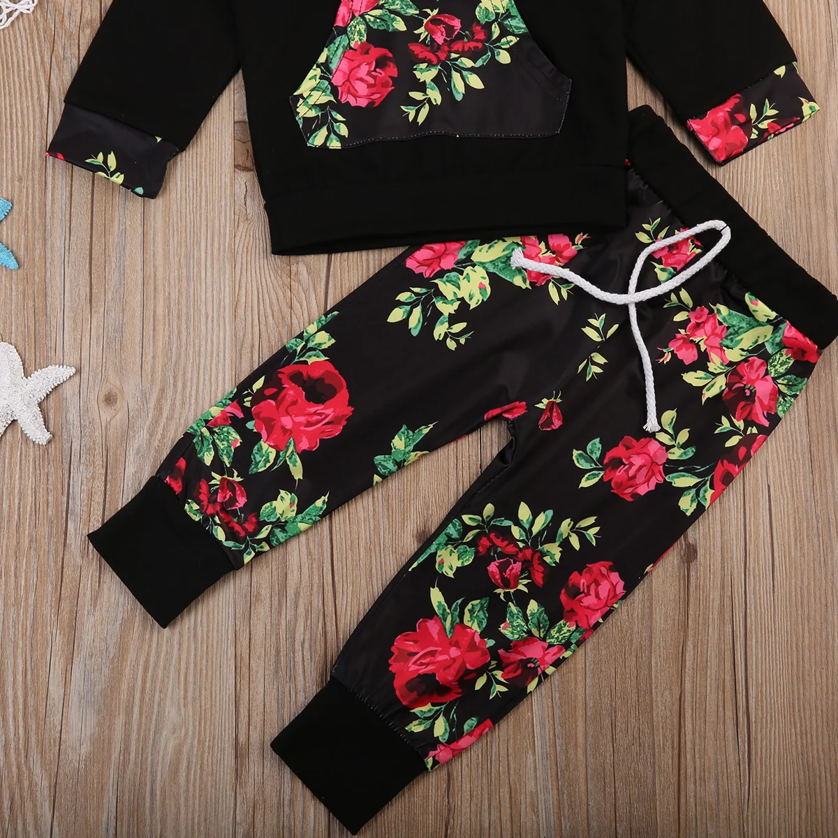 Новинка 2017 года одежда для маленьких мальчиков и девочек с цветочным рисунком