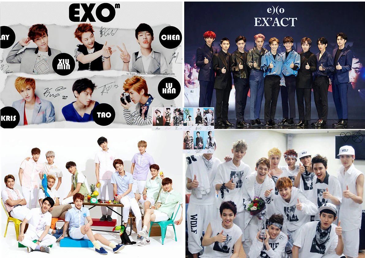 1 плакат EXO прозрачная картина наклейки на стену украшение для дома хорошее