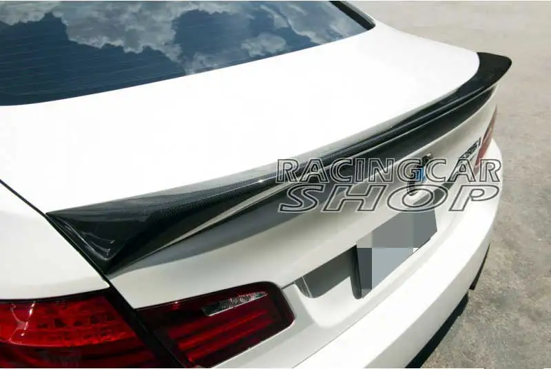 V тип настоящий спойлер для багажника из углеродного волокна подходит BMW F10 F18 5 SERIES