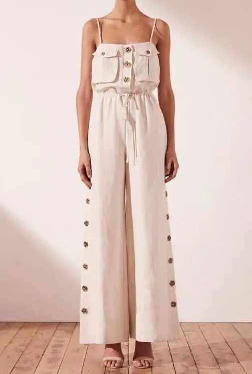 Strap Sexy Women Jumpsuits Top Quality Elegant Low bosom Night CLub Fashion Vintage Party | Женская одежда