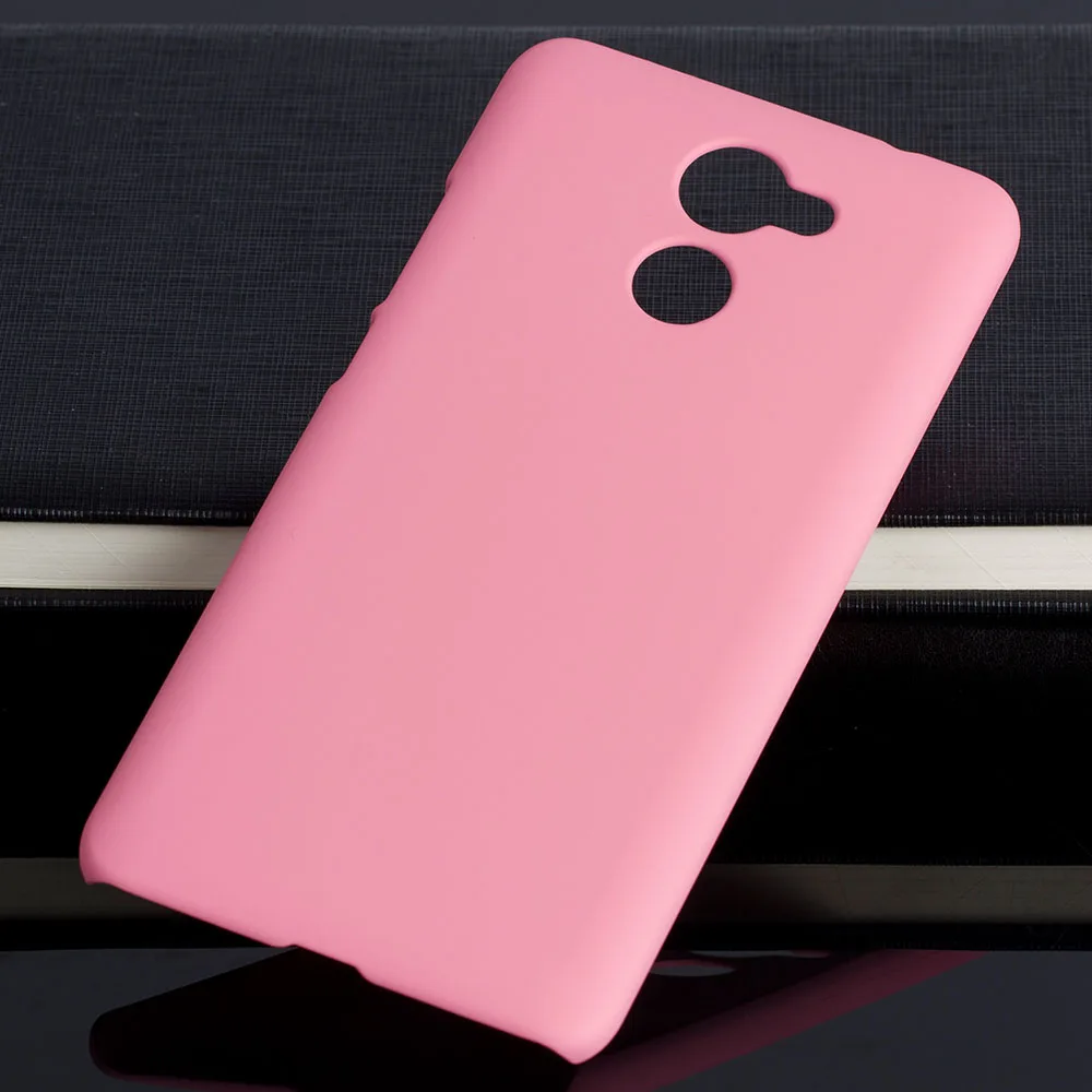 Пластиковая крышка Coque 5,5 для Huawei Y7 Prime чехол для Huawei Y7 Prime Enjoy 7 Holly 4 Plus чехол для задней панели телефона - Цвет: Pink