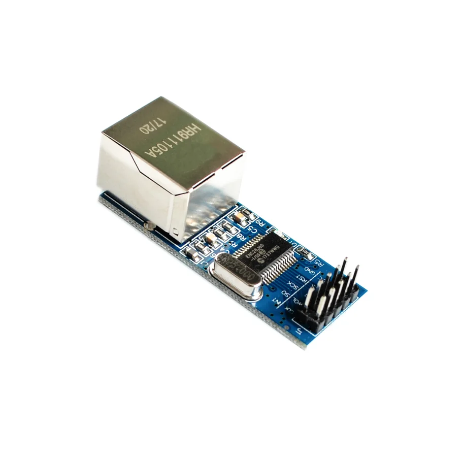 Мини Сетевой модуль ENC28J60 Ethernet LAN 51 AVR SPI PIC STM32 LPC | Электронные компоненты и