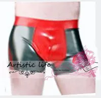 Горячая распродажа сексуальное мужское латексное нижнее белье Фетиш