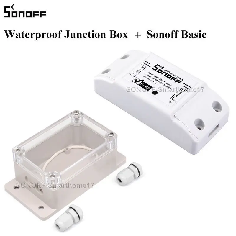 Водонепроницаемый чехол Sonoff IP66 для умного дома автоматизация водонепроницаемый