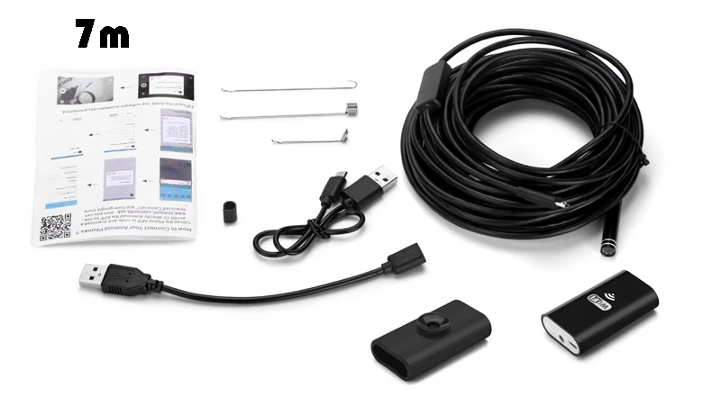 USB Endoscope Camera HD IP67 Tube Wireless Wifi Borescope Video Inspection for Android/iOS |