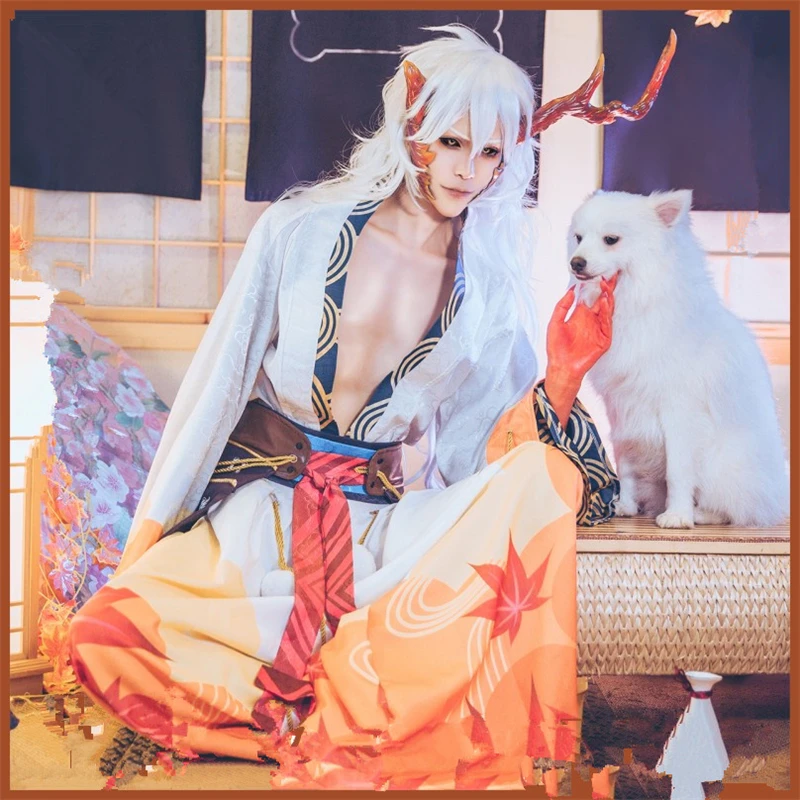 Костюм для косплея Onmyoji SSR Ibaraki douji из новой кожи осенний костюм в виде кленового