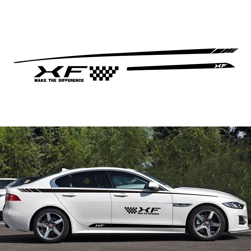 Боковая наклейка на кузов автомобиля Наклейка s для Jaguar XF хэтчбек на заказ наклейки DIY декоративные креативные наклейки для автомобиля Наклейка для автомобиля-Стайлинг 280 см