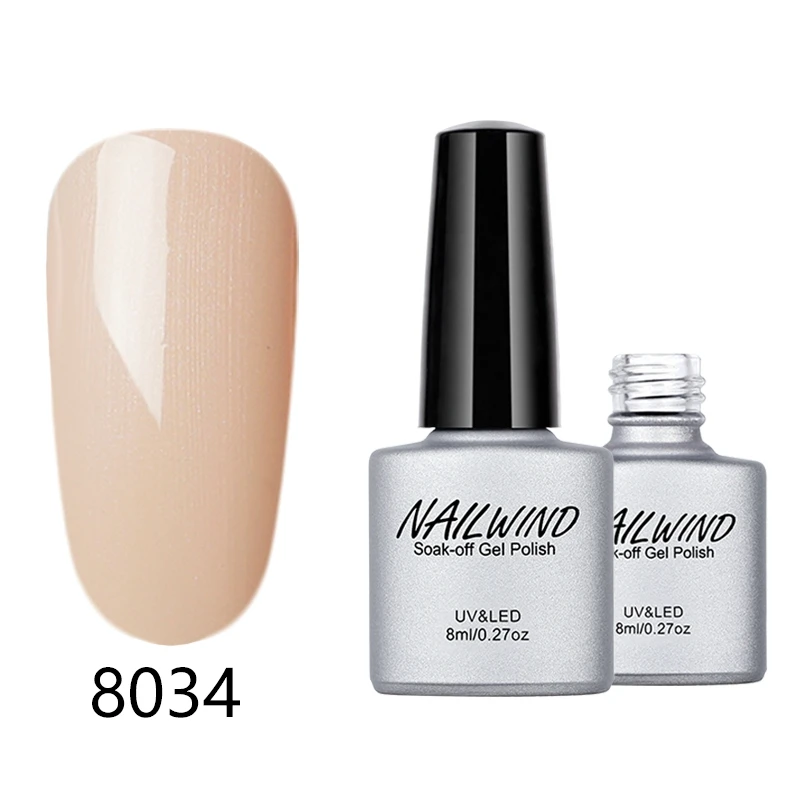 8034 NAILWIND, 8 мл, чистый, 8031-8060 цветов, Гель-лак для ногтей, замачиваемый, УФ светодиодный, стойкий лак для ногтей, грунтовка, Гель-лак для ногтей - Цвет: 8034