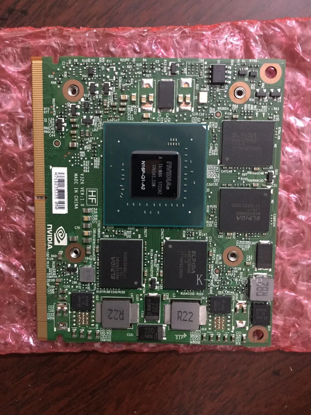 Бренд NVidia Квадро M1000M Графика видеокарты 2Гб GDDR5 N16P-Q1-A2 MXM для Dell Precision 7530 M7530 HP Zbook 15 G3
