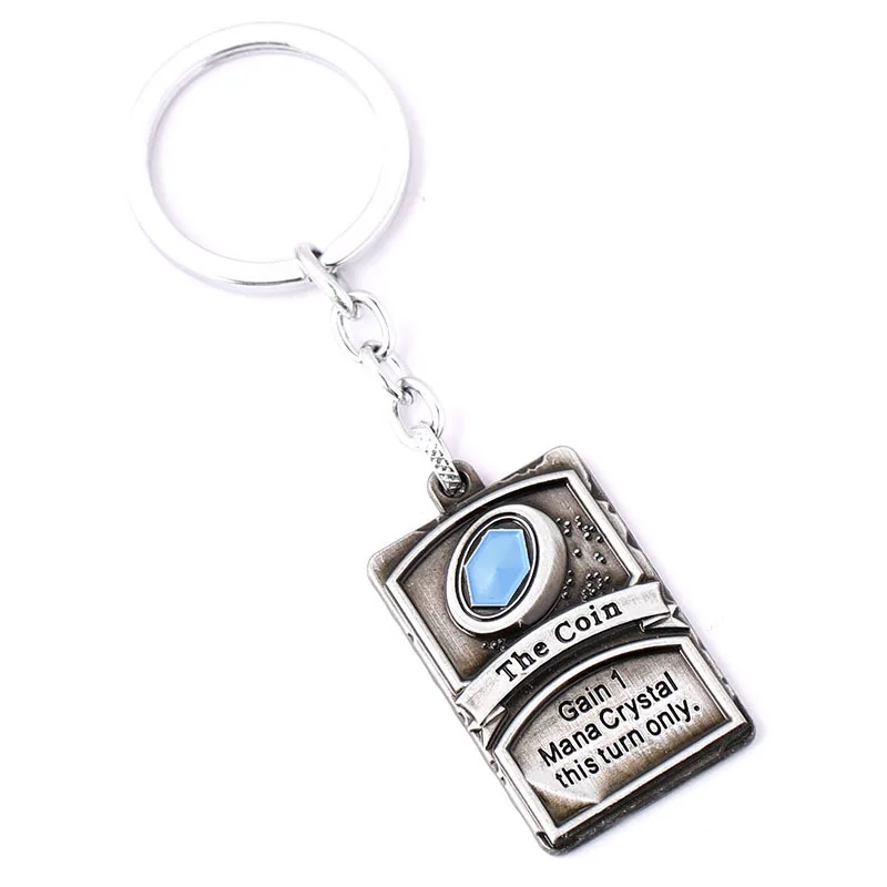 TCG игровой брелок с логотипом Hearthstone Blizzard warcraft legend металлический держатель для