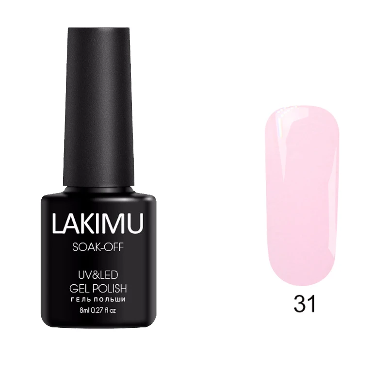 31 LAKIMU Цветной Гель-лак 24 разноцветный Гель-лак для ногтей художественный лак геллак гибридные Лаки полуперманентный гель лак для ногтей верхнее основание праймера - Цвет: 31