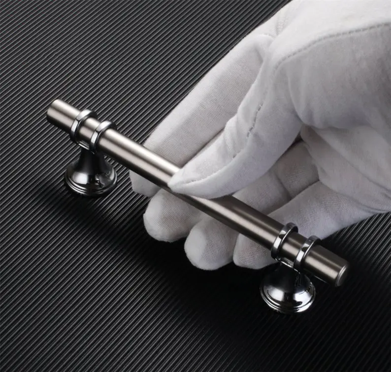 Ручки для шкафа из цинкового сплава черные/Золотые 3 78/5/6 дюймов|Ручки шкафа| |