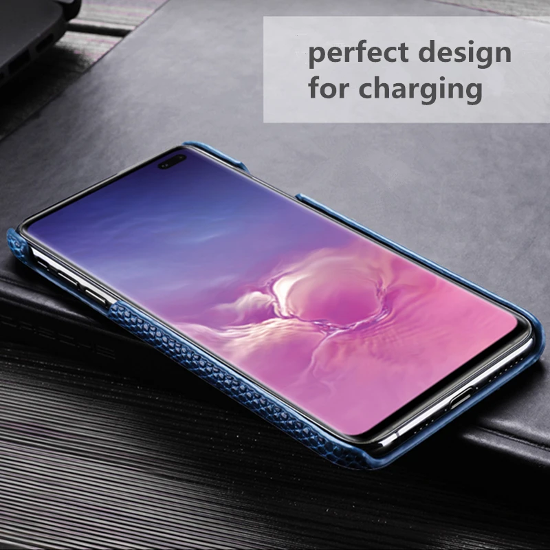 S10 Lizard Structure Genuine Leather Case for Samsung Galaxy S10 Plus Real Leather Back Cover for Samsung Galaxy Note 9 Note 8