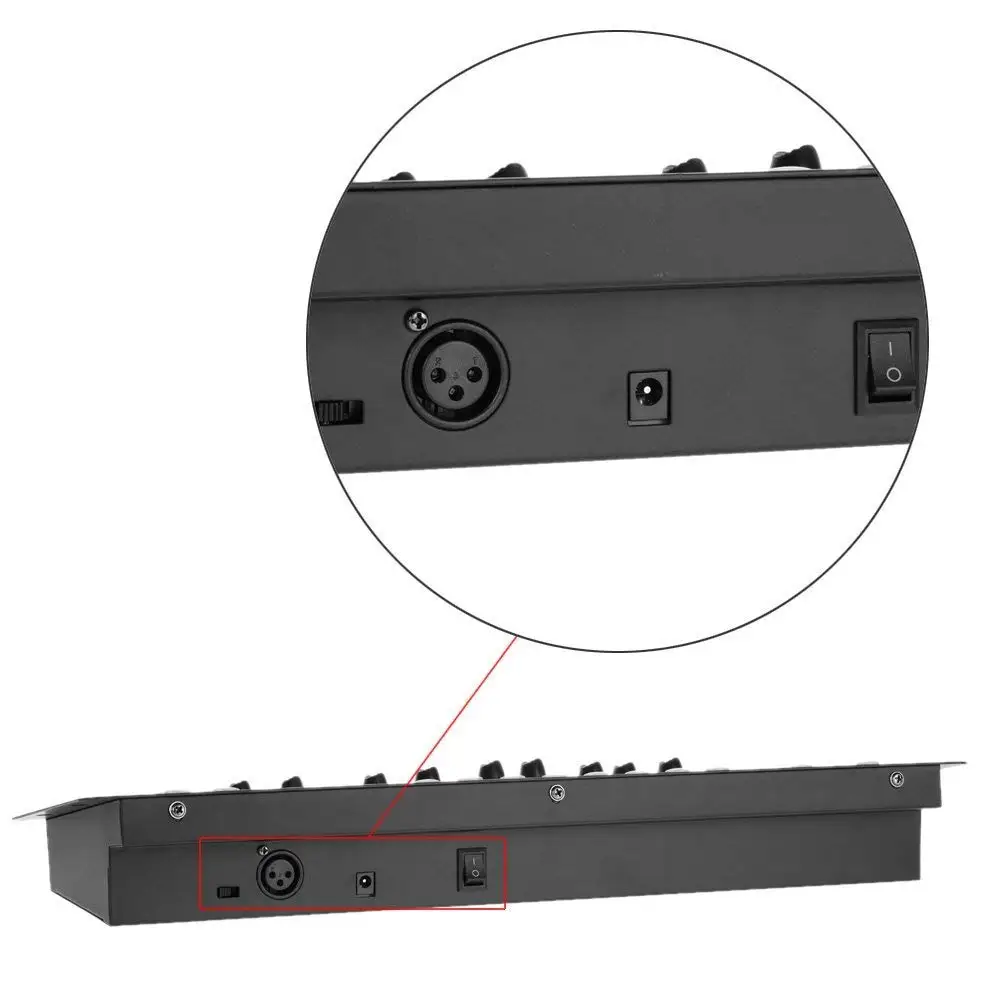 Aoguteely 192 Channels DMX512 Controller Console for Stage Light Party DJ Disco Operator Equippmen | Освещение