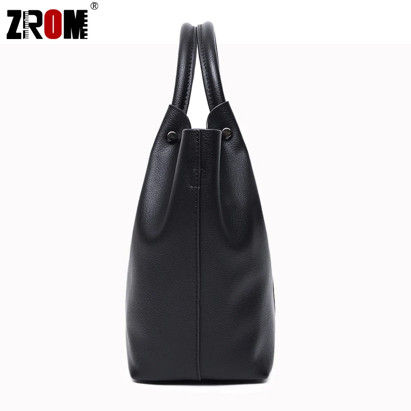 Сумка ZROM из натуральной кожи женская сумка воловьей большая на плечо модная