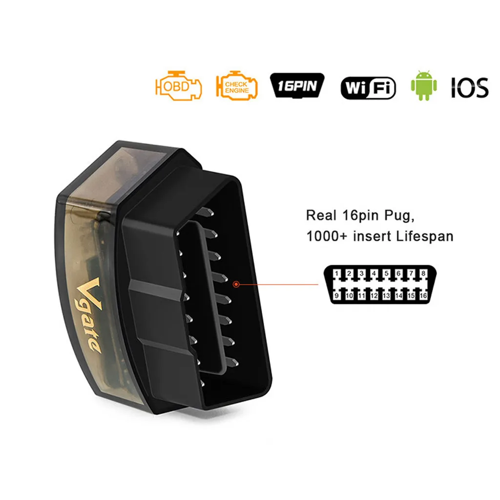 Автомобильный сканер OBD2 Vgate iCar Pro Bluetooth 4 0 низкий уровень мощности умный датчик сна