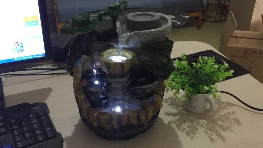 

Humidifier/fengshui turn water fountain rockery