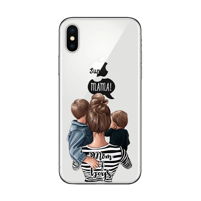 Чехол для телефона ciciber queen Super Mom Girls для iPhone 7 8 6 6s Plus X XR XS MAX 5 5S SE чехол для iPhone 11 Pro Max мягкий чехол из ТПУ - Цвет: Patterned 6
