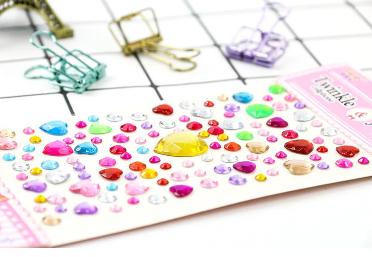 Наклейка в форме сердца сделай сам переводная картинка для мобильного искусства