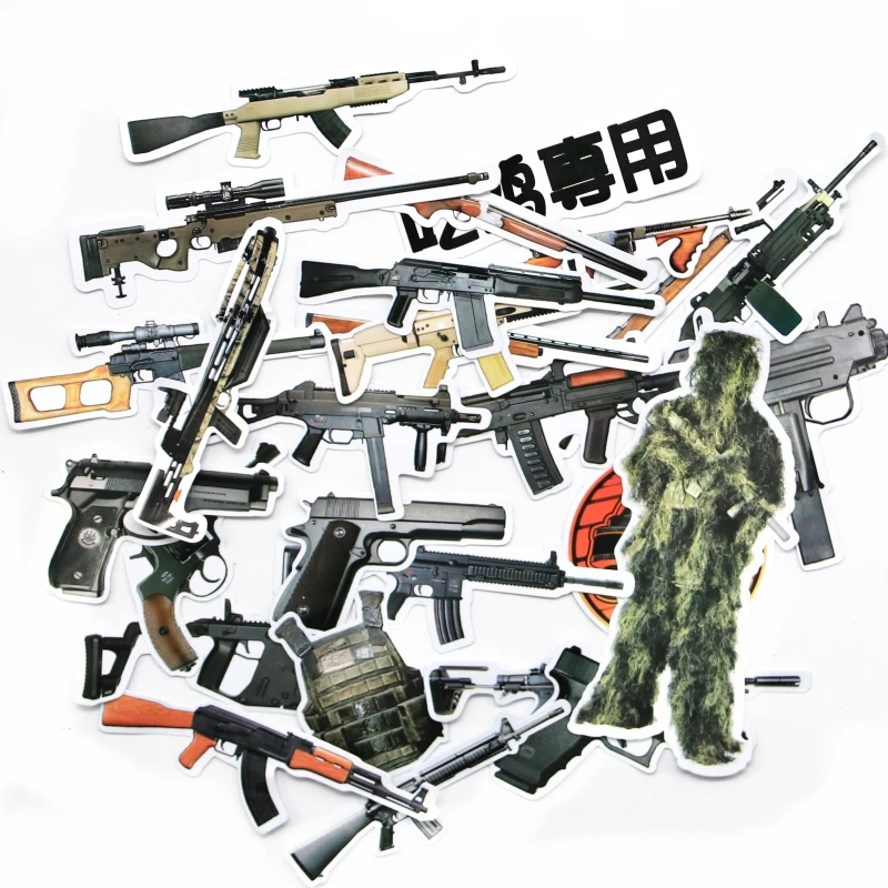 32 шт. игра PUBG наклейки спецназ шлем Playerunknown's Battlegrounds наклейка 98K AWM Ghillie костюм наклейки для ноутбука