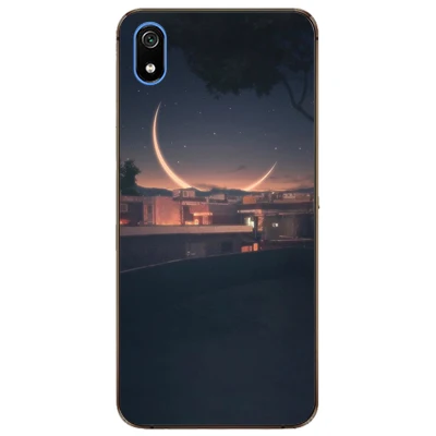 Мягкий чехол на заднюю панель для Xiaomi Redmi 7A 7 A Новый Модный с рисунком Башня