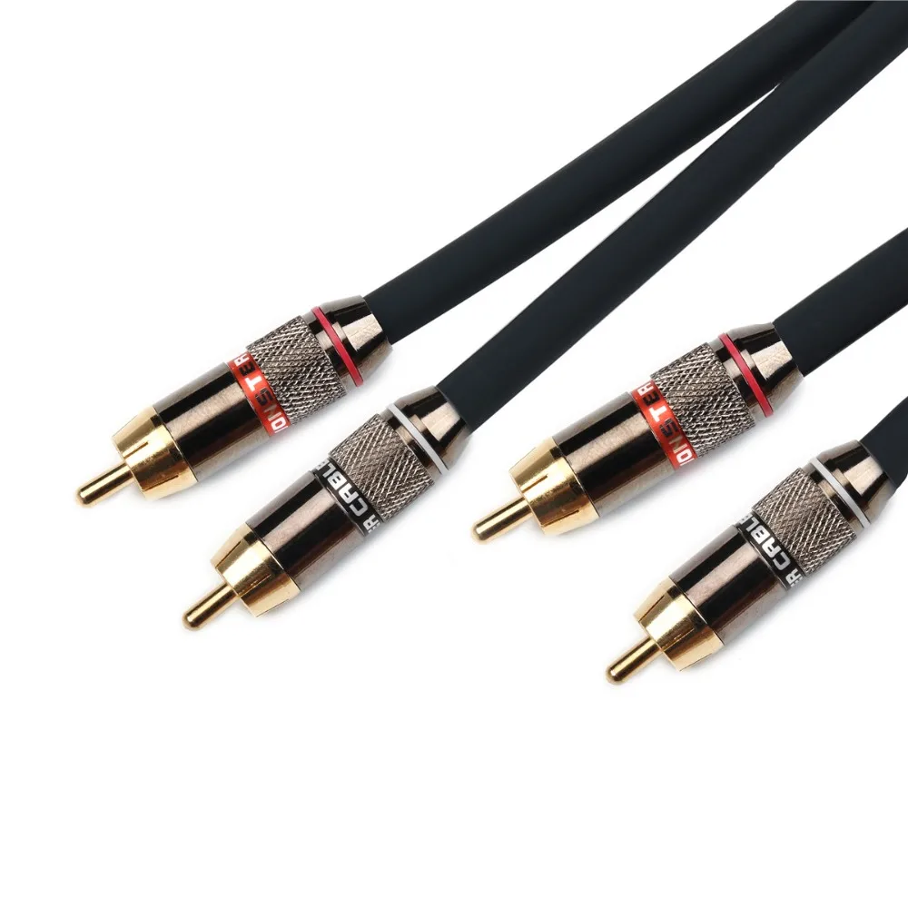 12 шт. Monster Banana Разъем RCA 6 мм 24 К позолоченный Профессиональный динамик аудио адаптер провода разъем RCA штекер