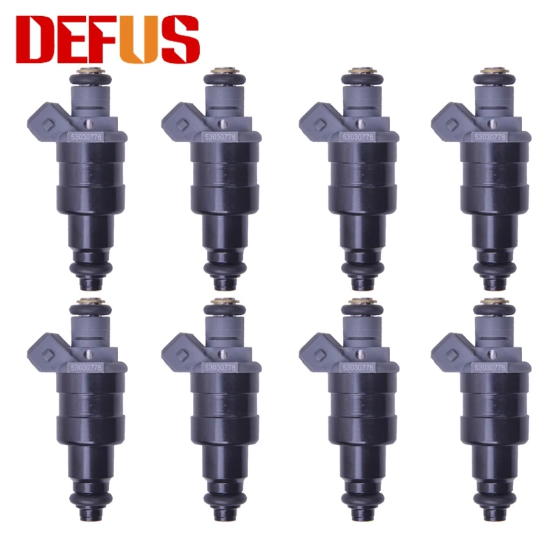 

DEFUS 8PCS Fuel Injectors 53030778 for Jeep Grand Cherokee 4.0L Wrangler Dodge Dakota 1500 Ram 3500 5.2 5.9 53030343 New Brand